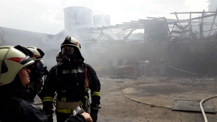 Brand landwirtschaftliches Objekt in Windham