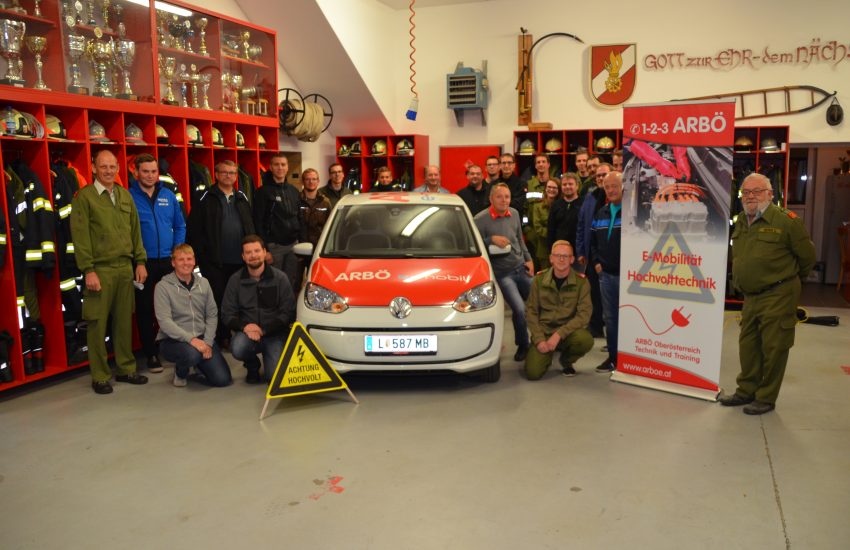Schulung über Elektroautos