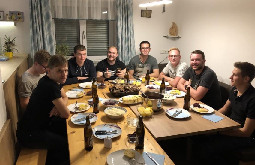 Ganslessen der Bewerbsgruppe