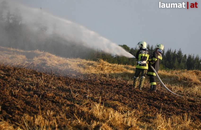 Feldbrand in Hinterleiten
