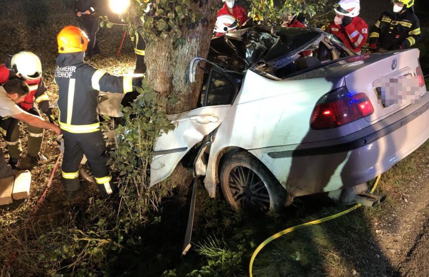 Schwerer Verkehrsunfall in Hofing