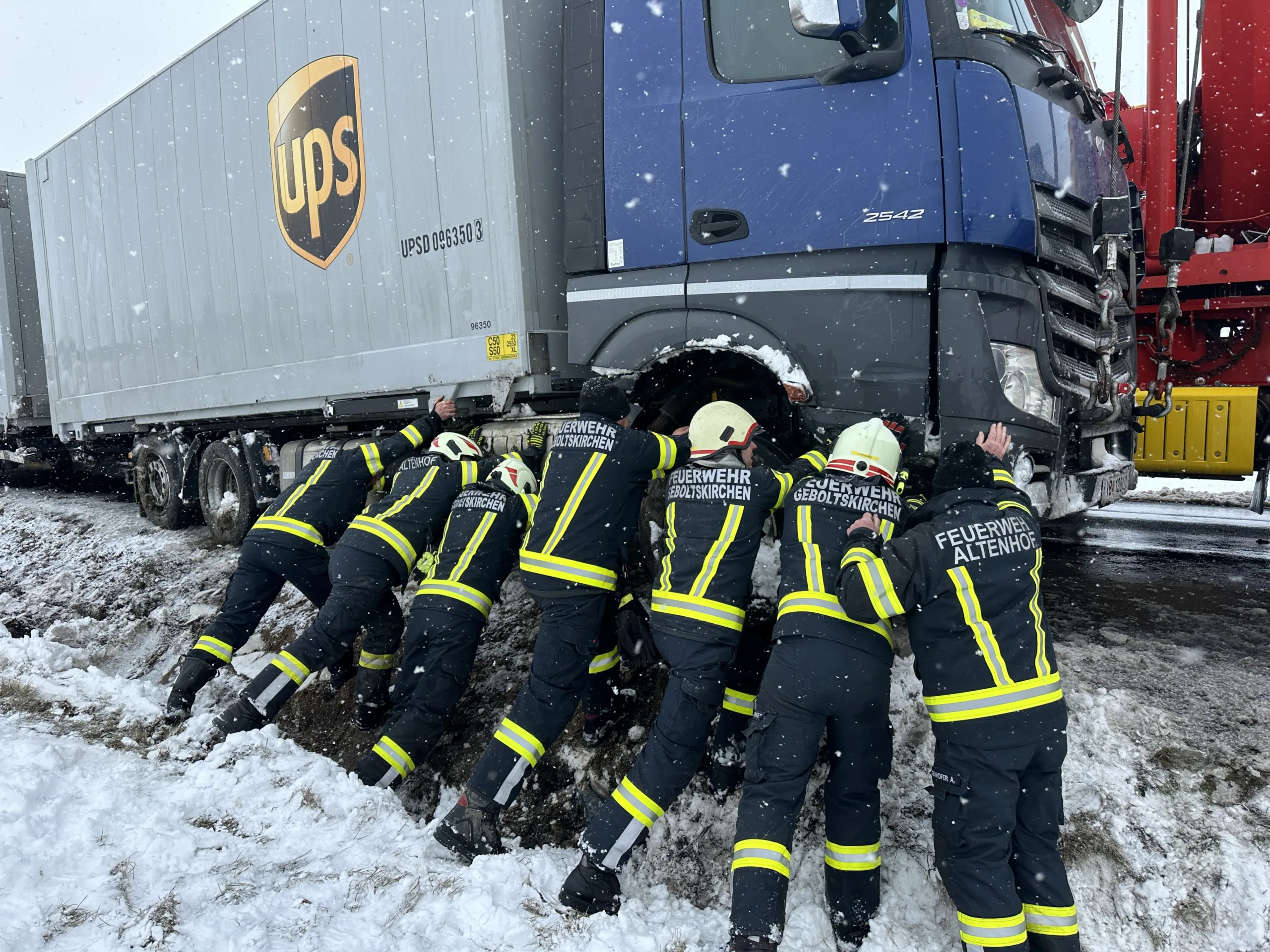 LKW Bergungen am 20.02.2026